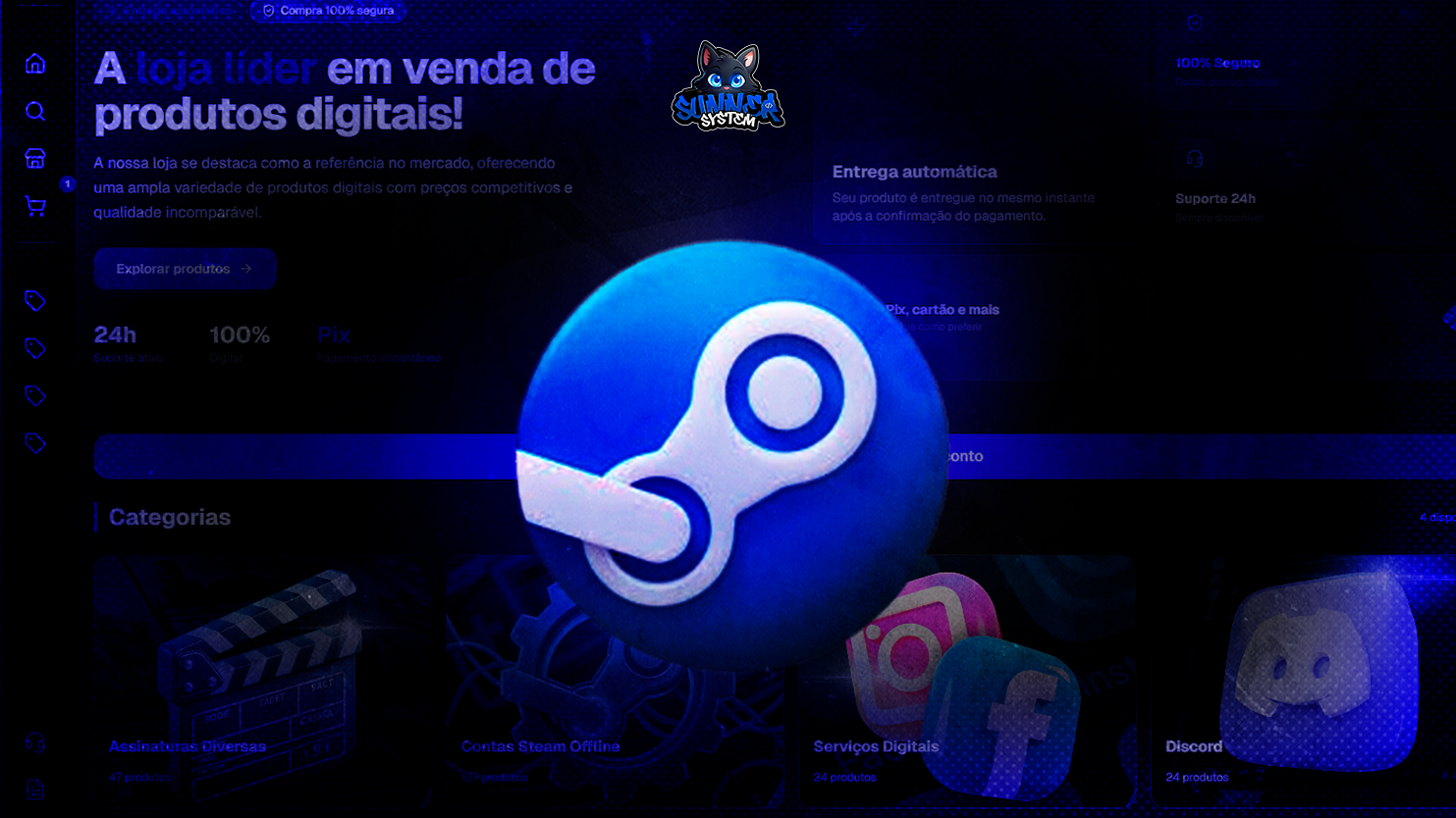 Contas Steam Offline