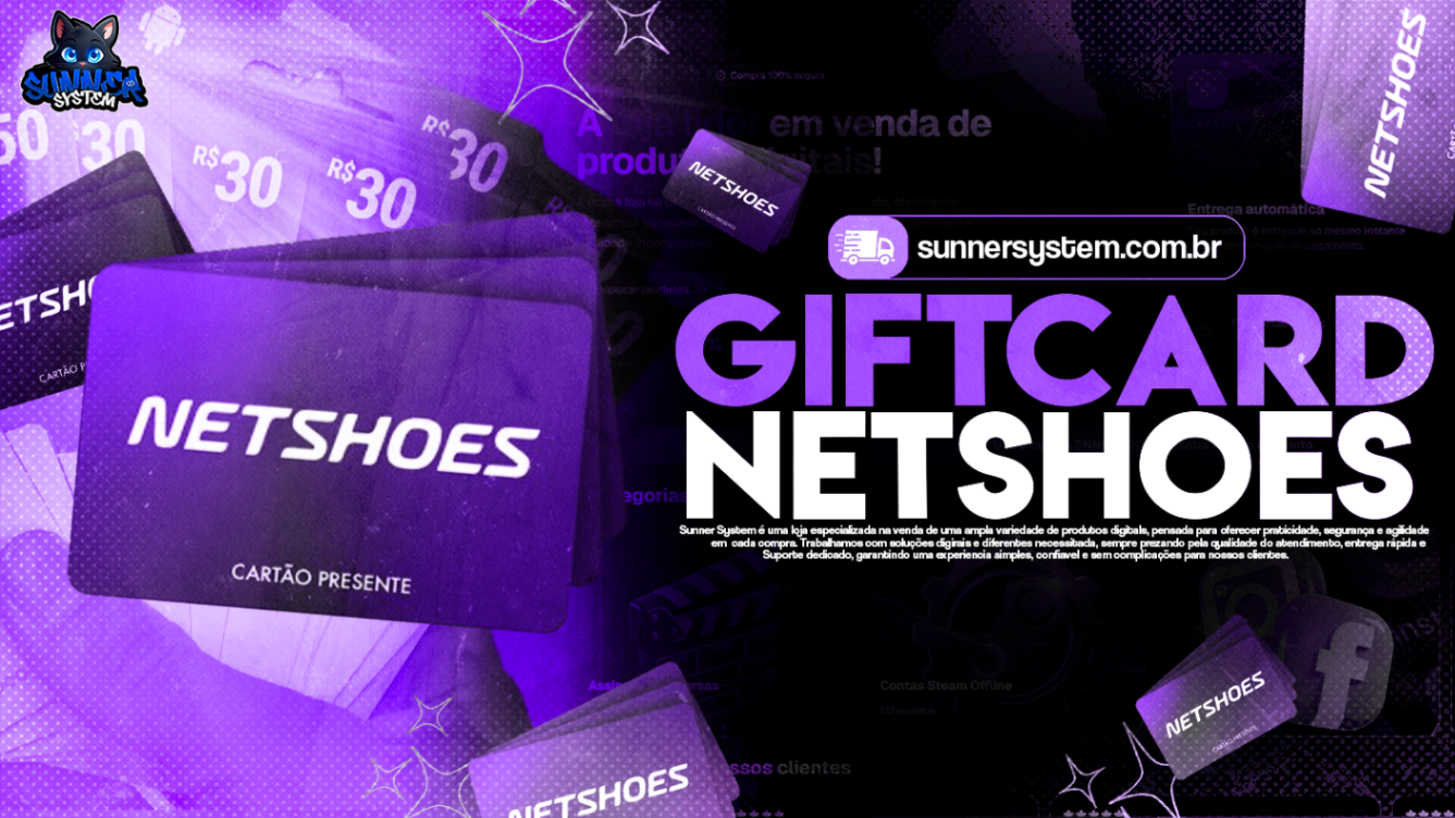 Gift card netshoes