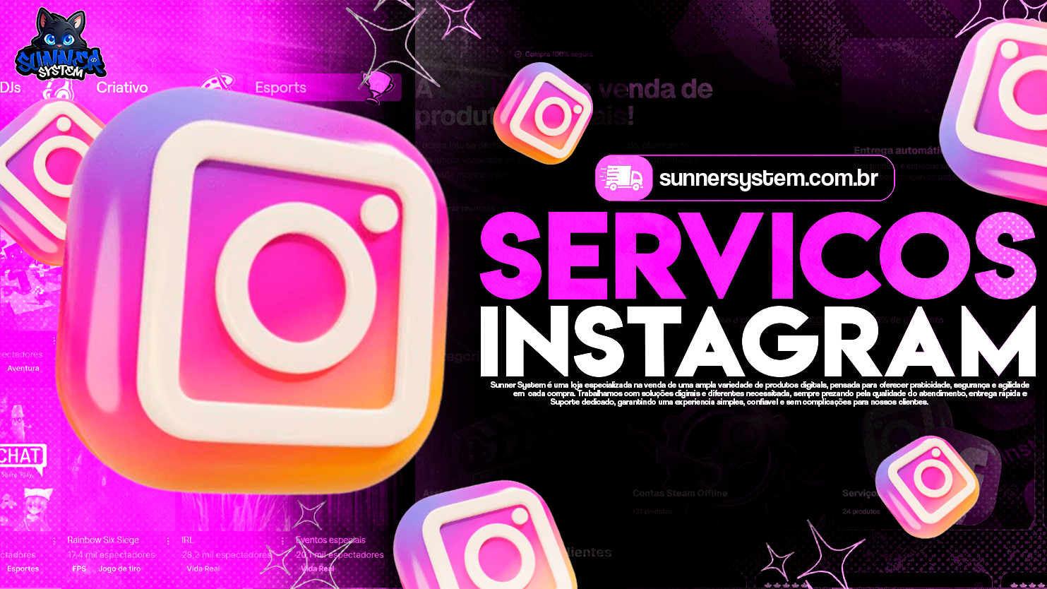 Serviços Instagram