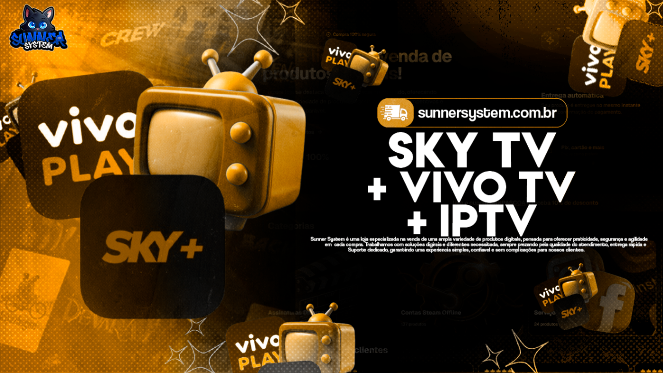 Sky tv + Vivo tv + IPTV