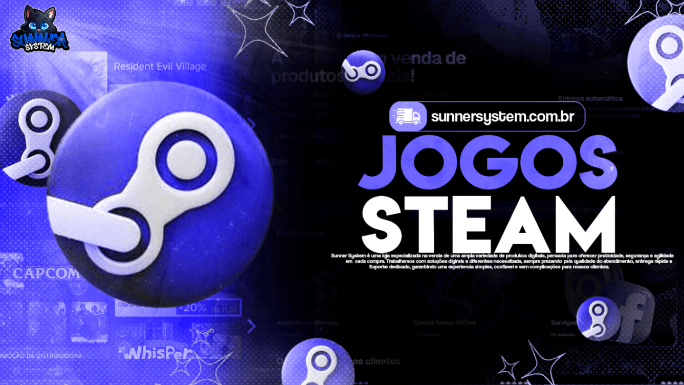 Conta com +10 jogos