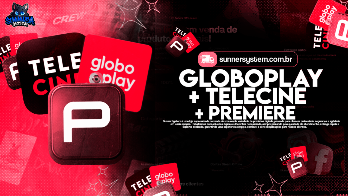 Globoplay + premiere + Telecine